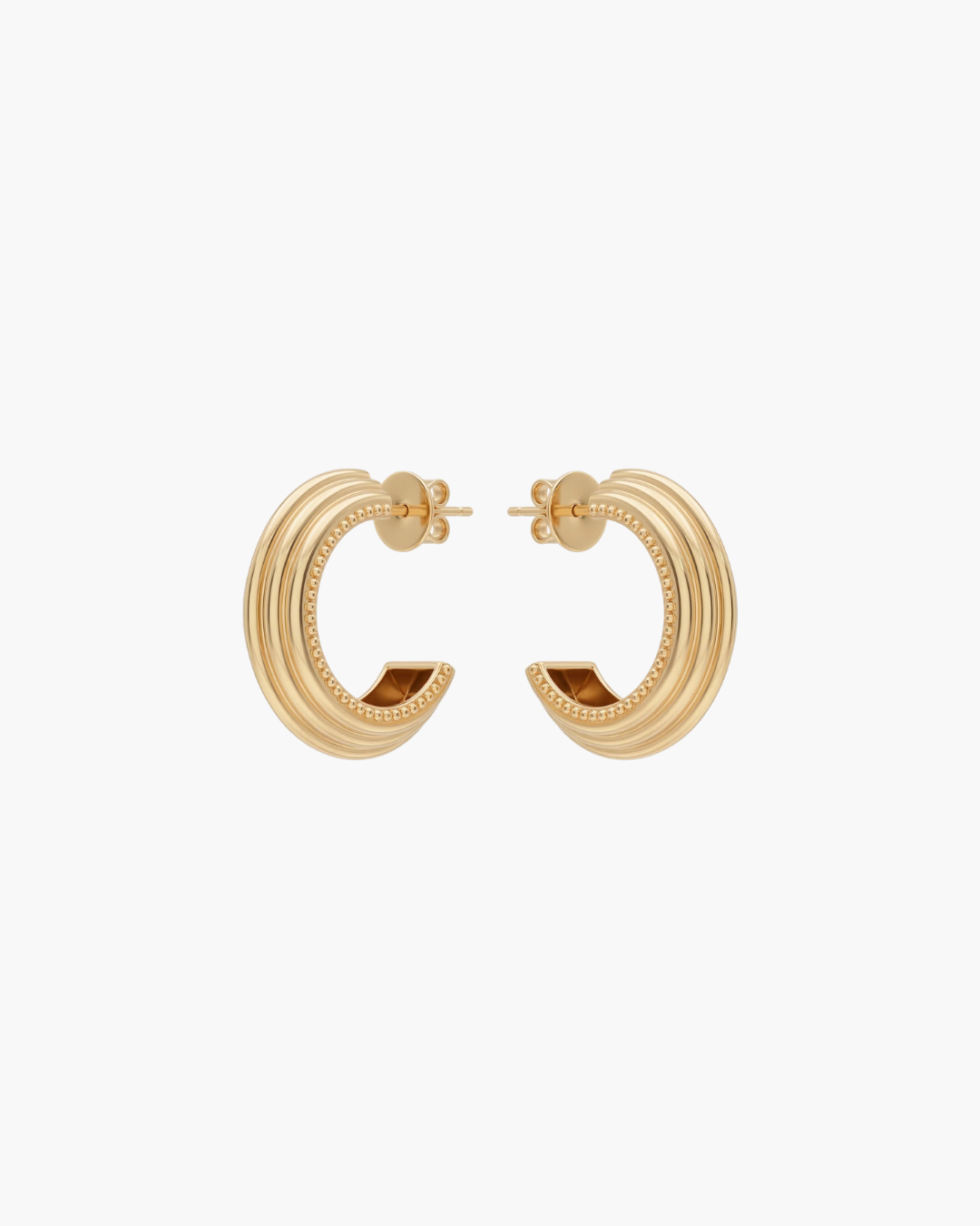 Modern Sculpted Hoops