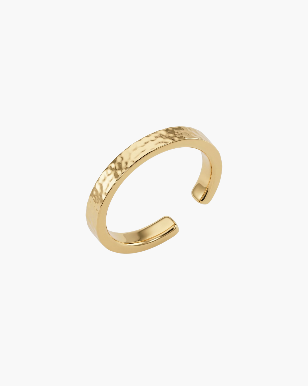 Minimalist Hammered Ring