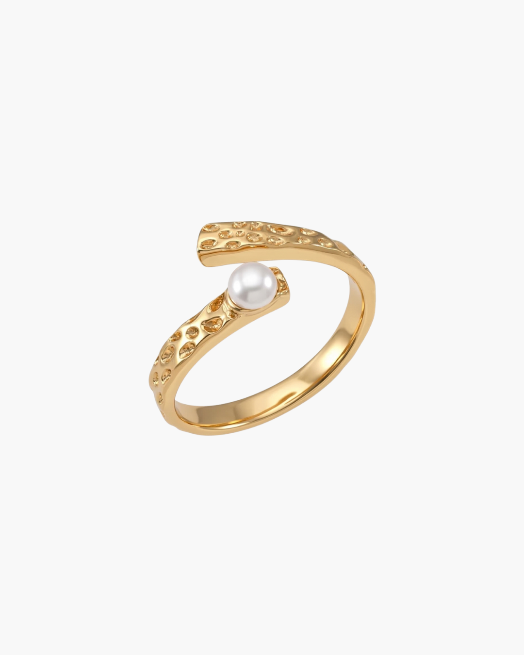 Harmony - Coral Pearl Ring