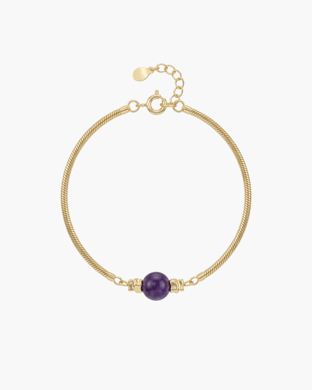 Spirit - Aura of Peace Amethyst Braided Bracelet