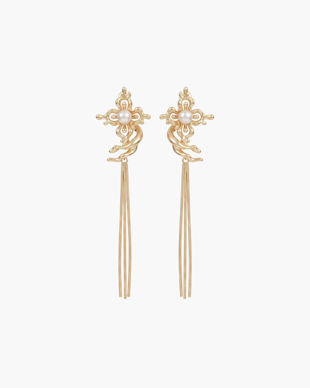 Pearl Cascade Earrings