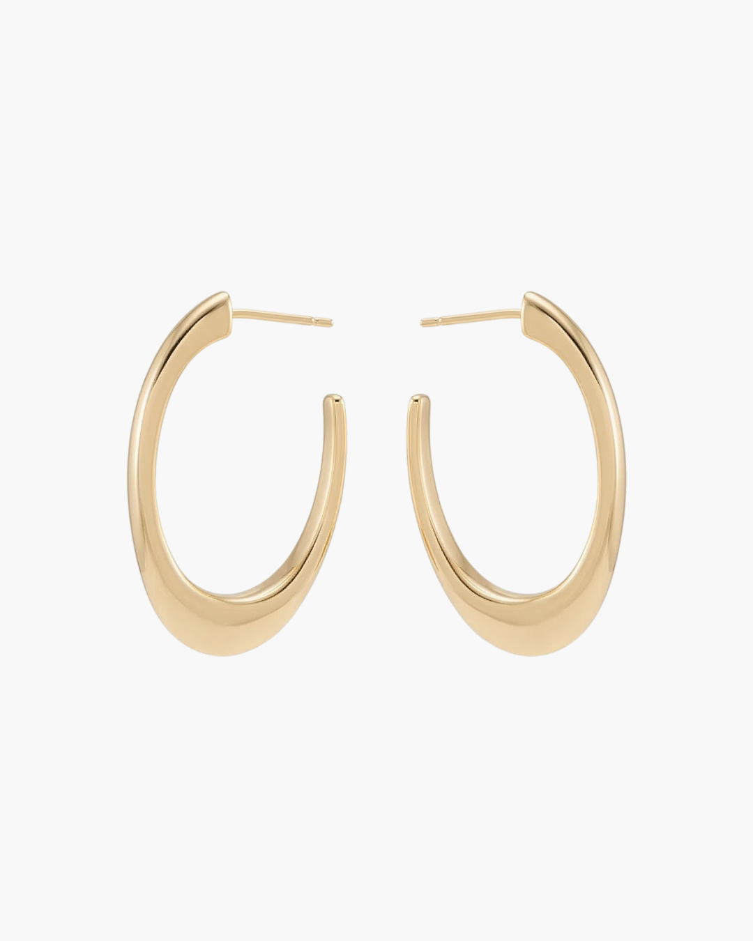 Minimal Curve Hoop Earrings