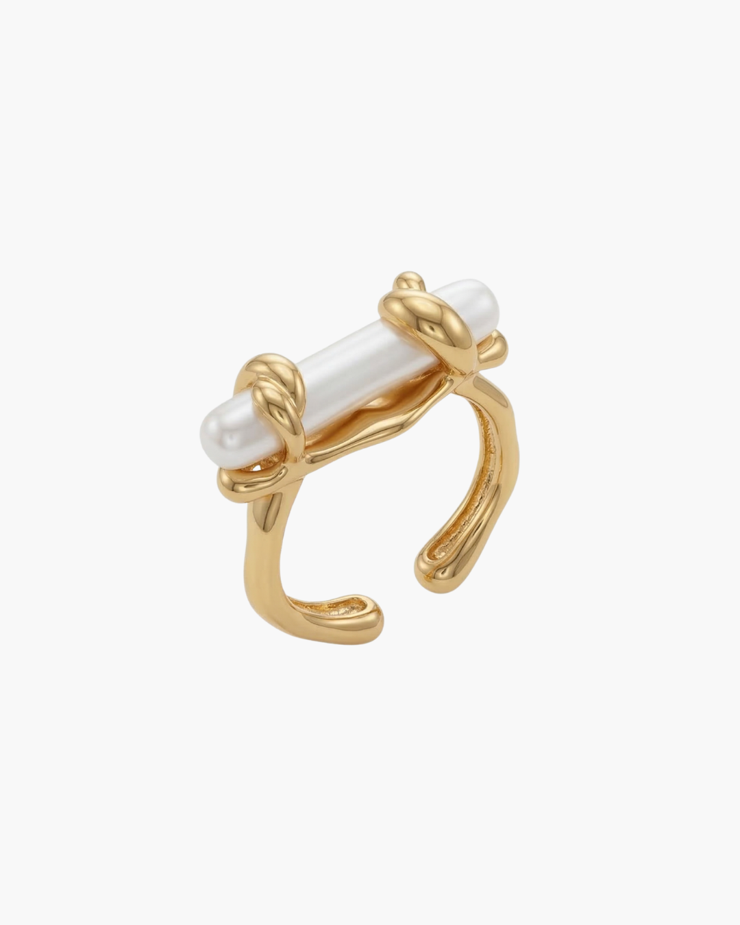 Harmony - Baroque Pearl Sculptural Ring