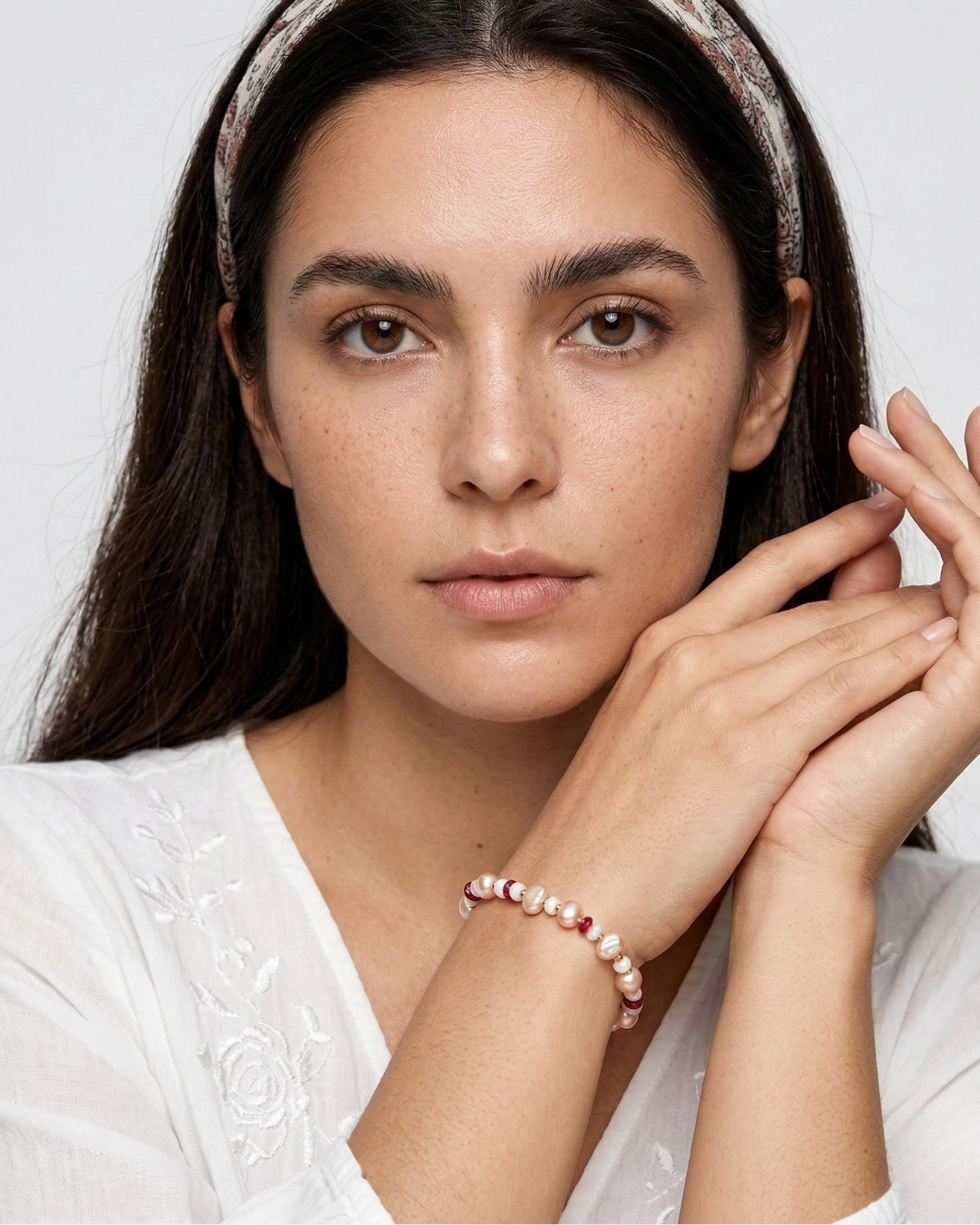 Harmony - Vibrant Multi-Stone Natural Pearl Bracelet