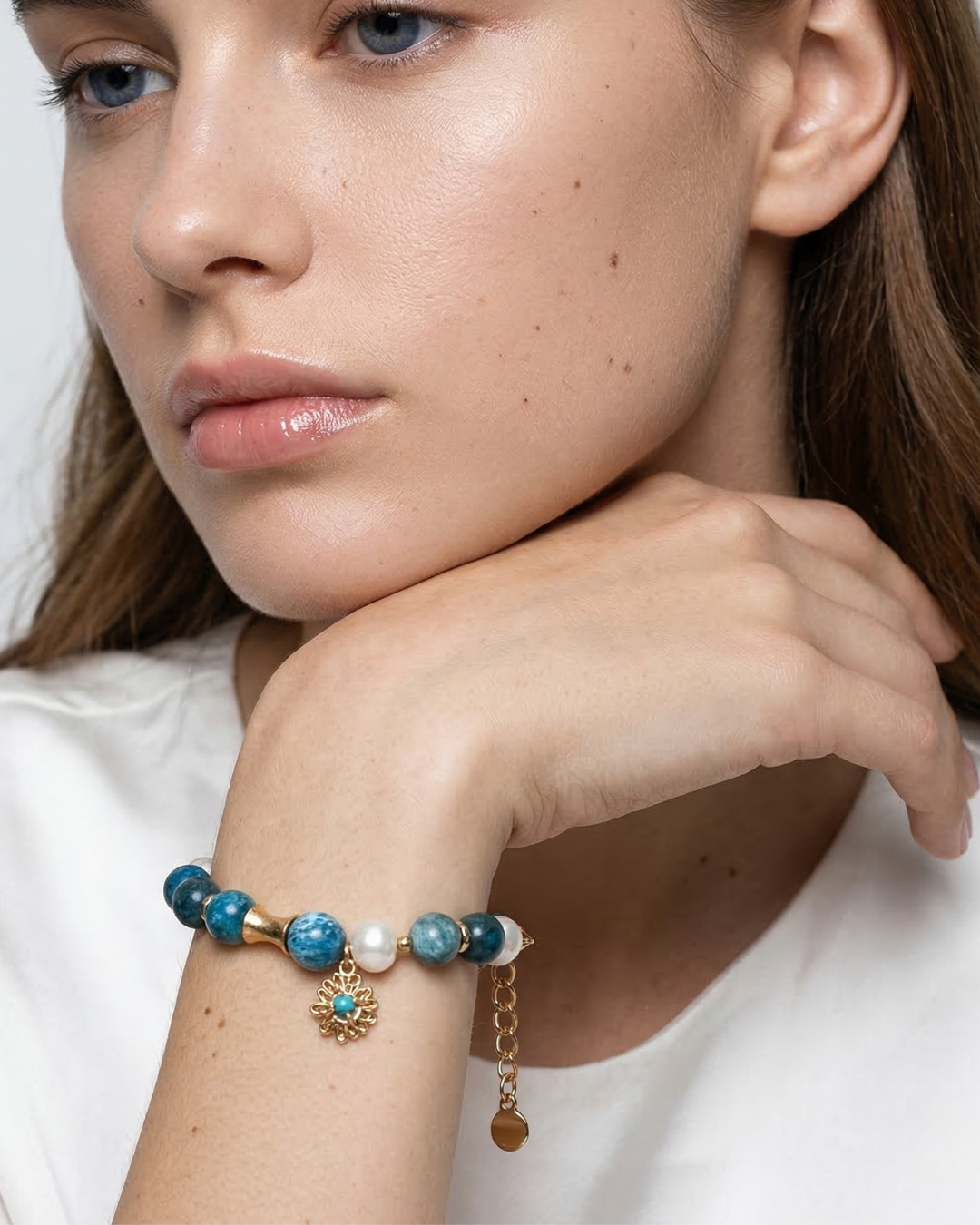 Expression - Ocean Blue Gemstone Bracelet