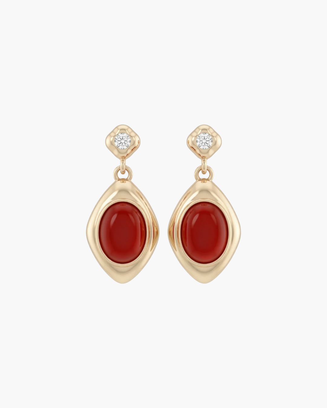 Emotion - Glow Agate Drop Earrings