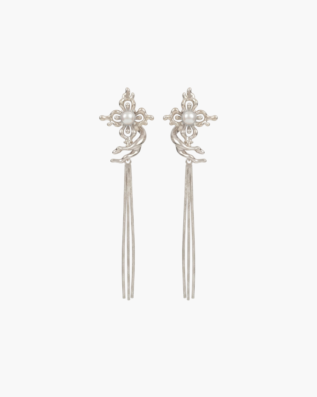 Pearl Cascade Earrings