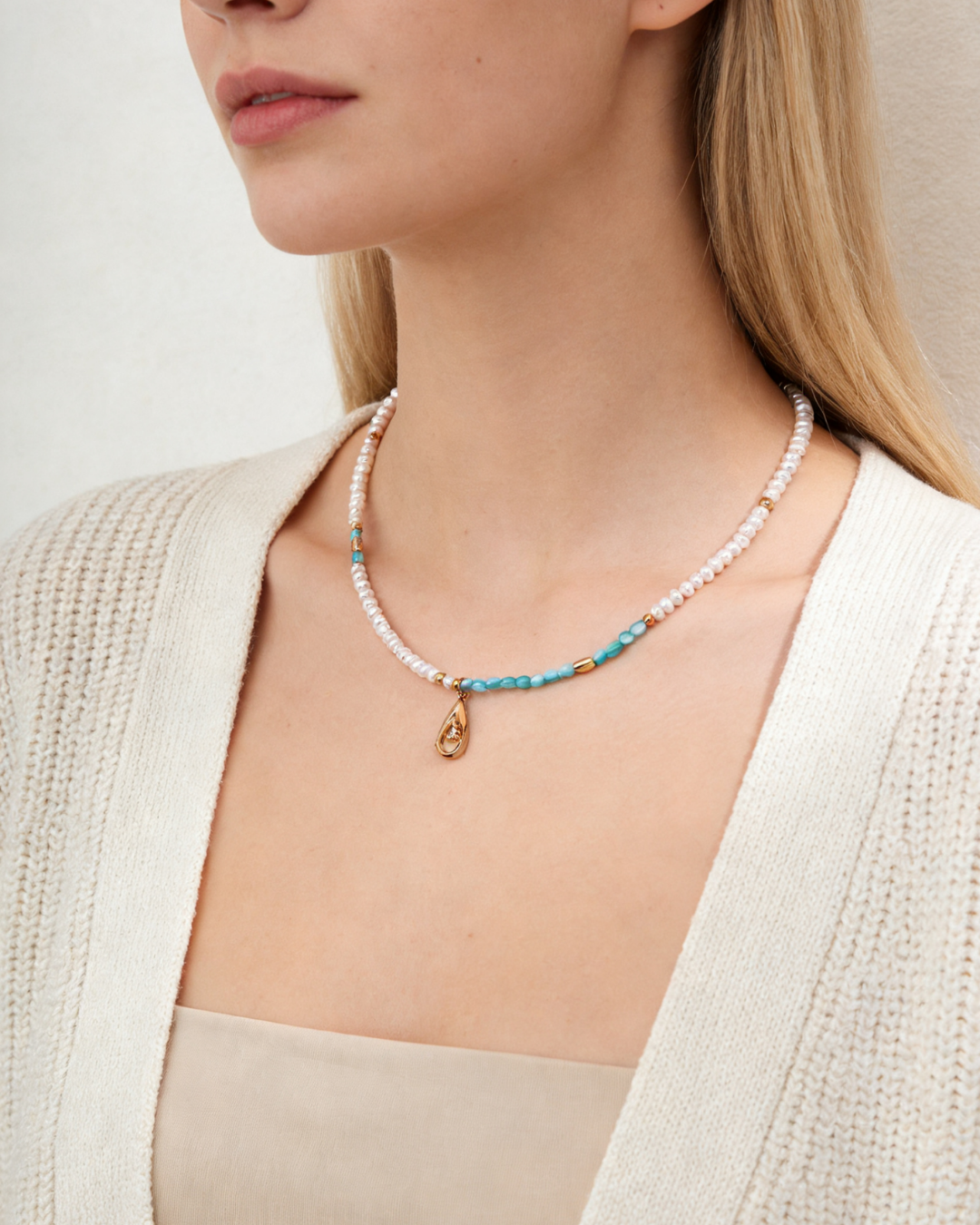 Harmony - Ocean-Inspired Pearl Necklace