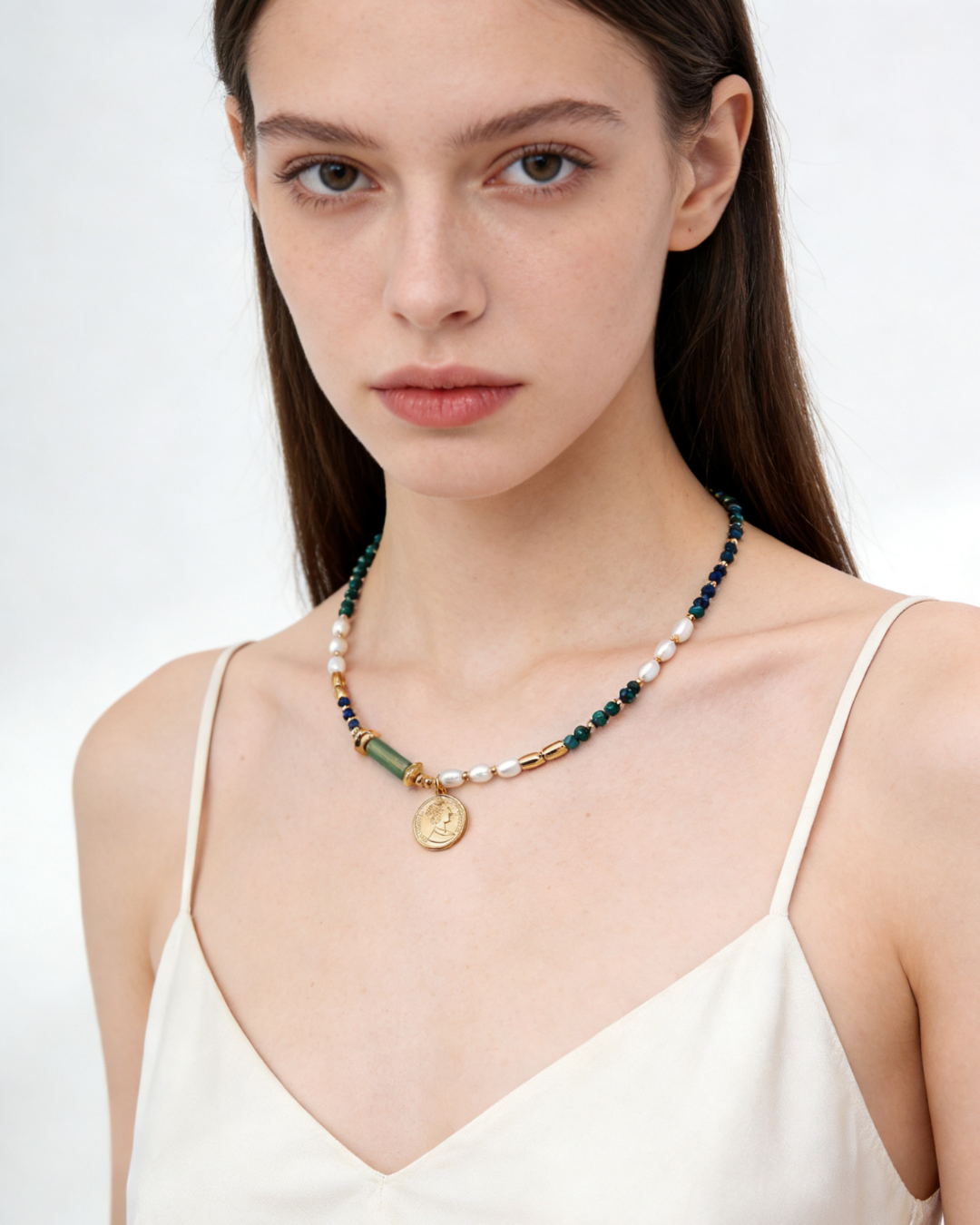 Harmony - Pearl & Gemstone Beaded Necklace