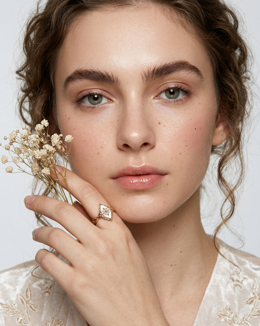 French Rococo Inspired Floral Ring