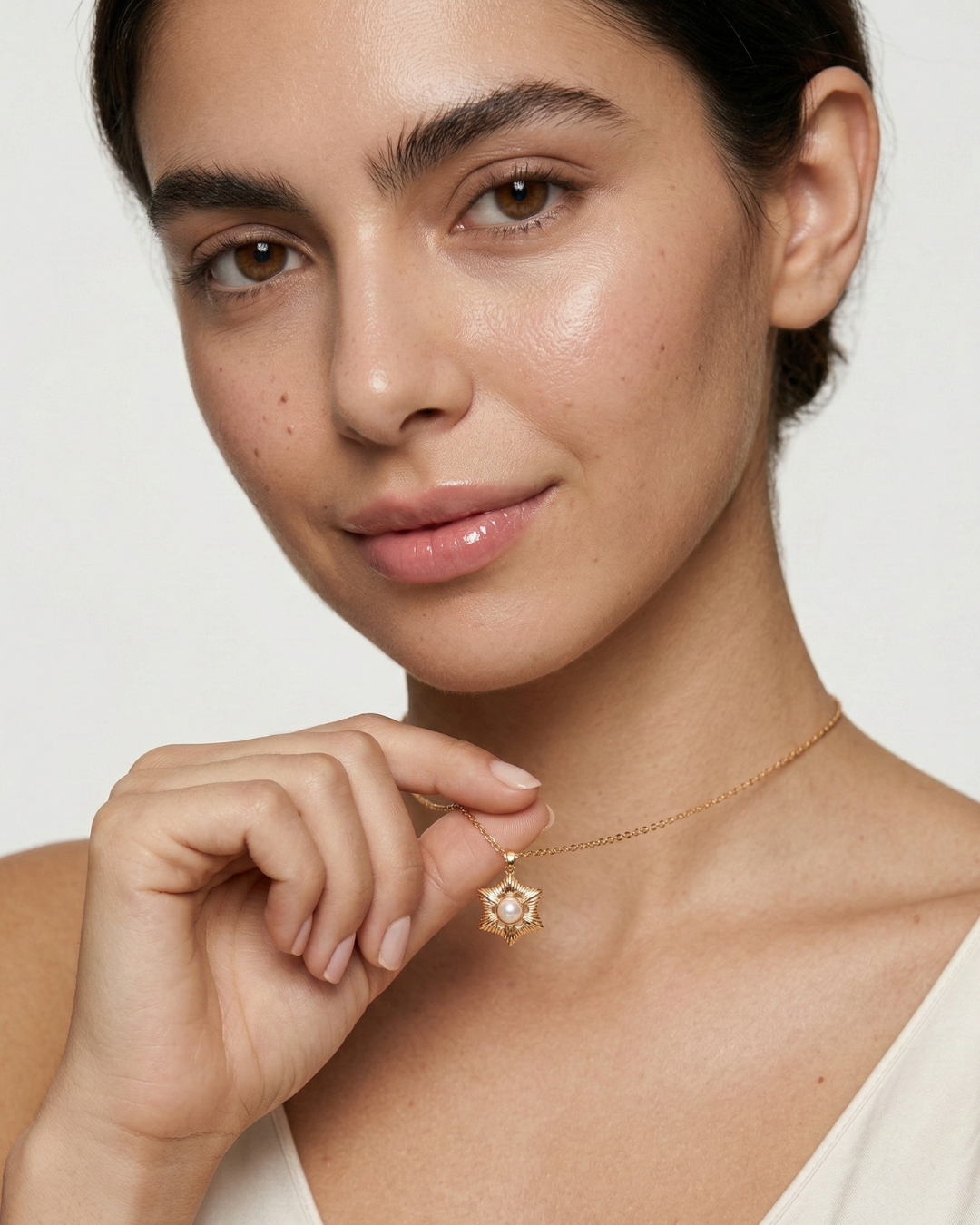 Harmony - Sunburst Pearl Necklace