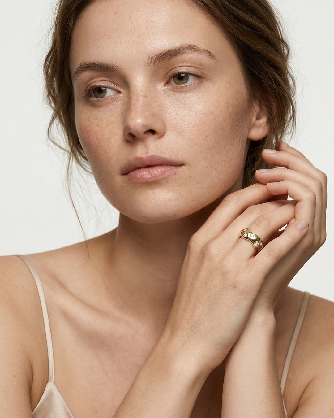 Wave Pavé Ring