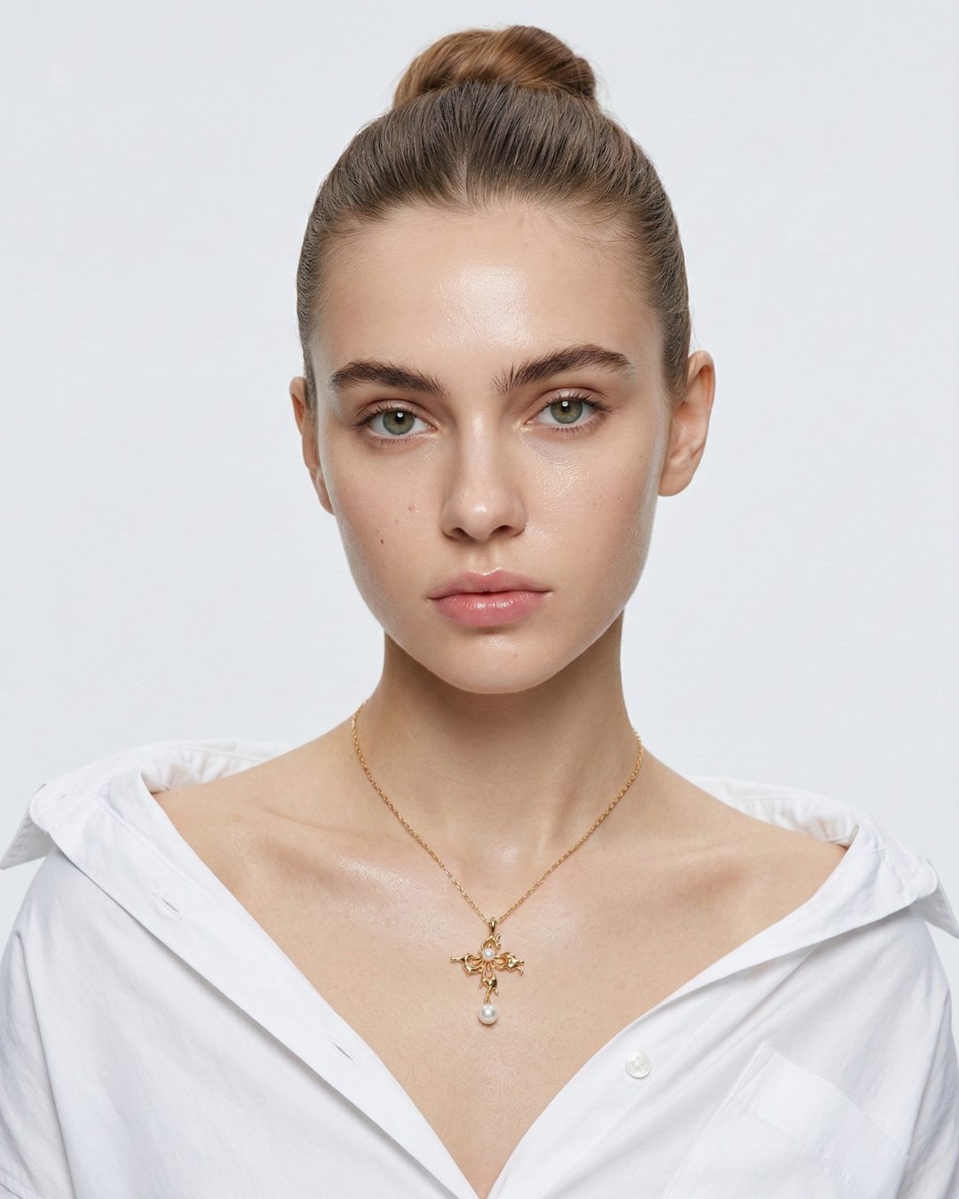 Natural Pearl Butterfly Pendant