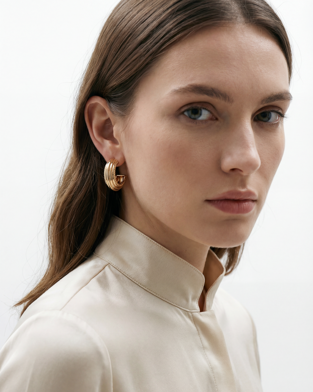 Modern Sculpted Hoops