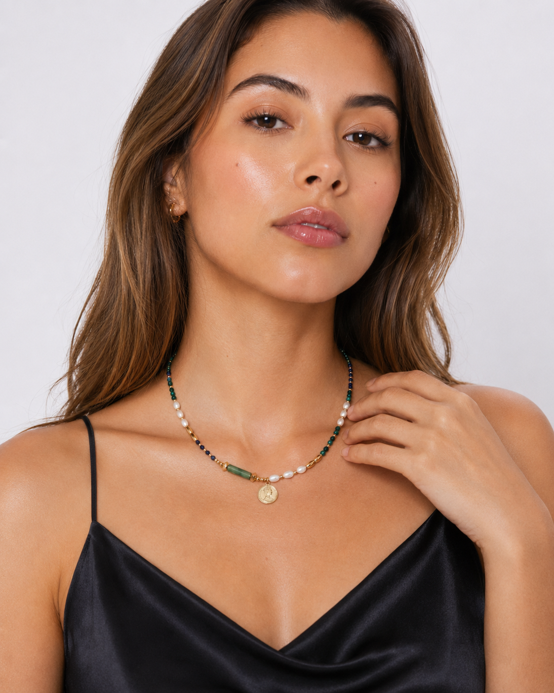 Harmony - Pearl & Gemstone Beaded Necklace