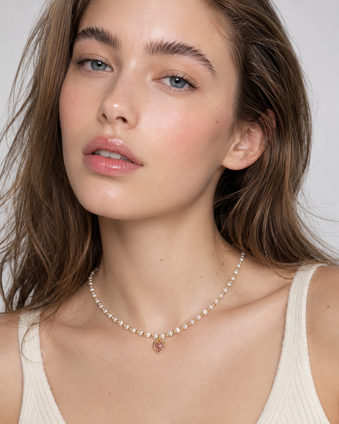 Harmony - Strawberry Heart Necklace