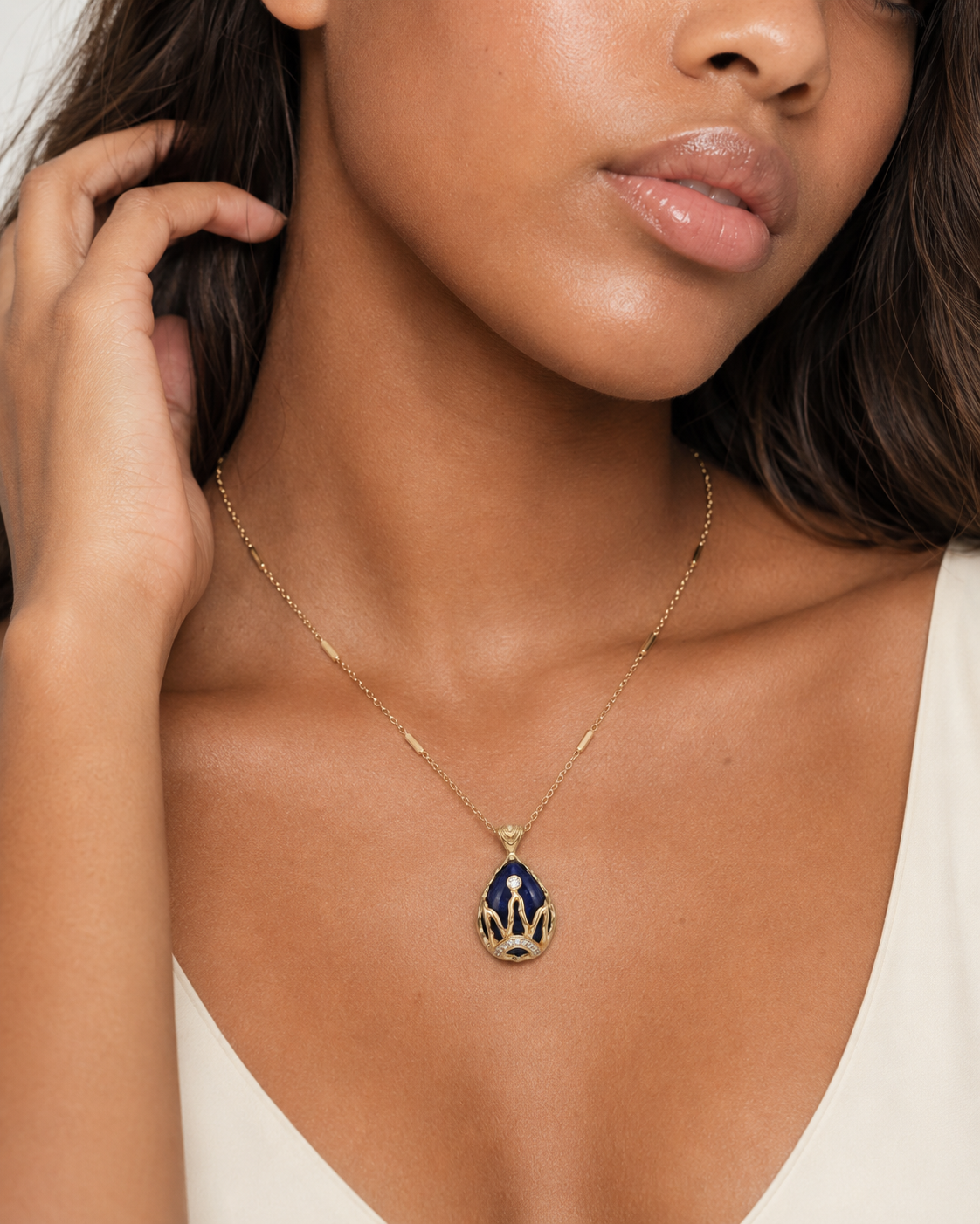 Intuition - Royal Lapis Pendant Necklace