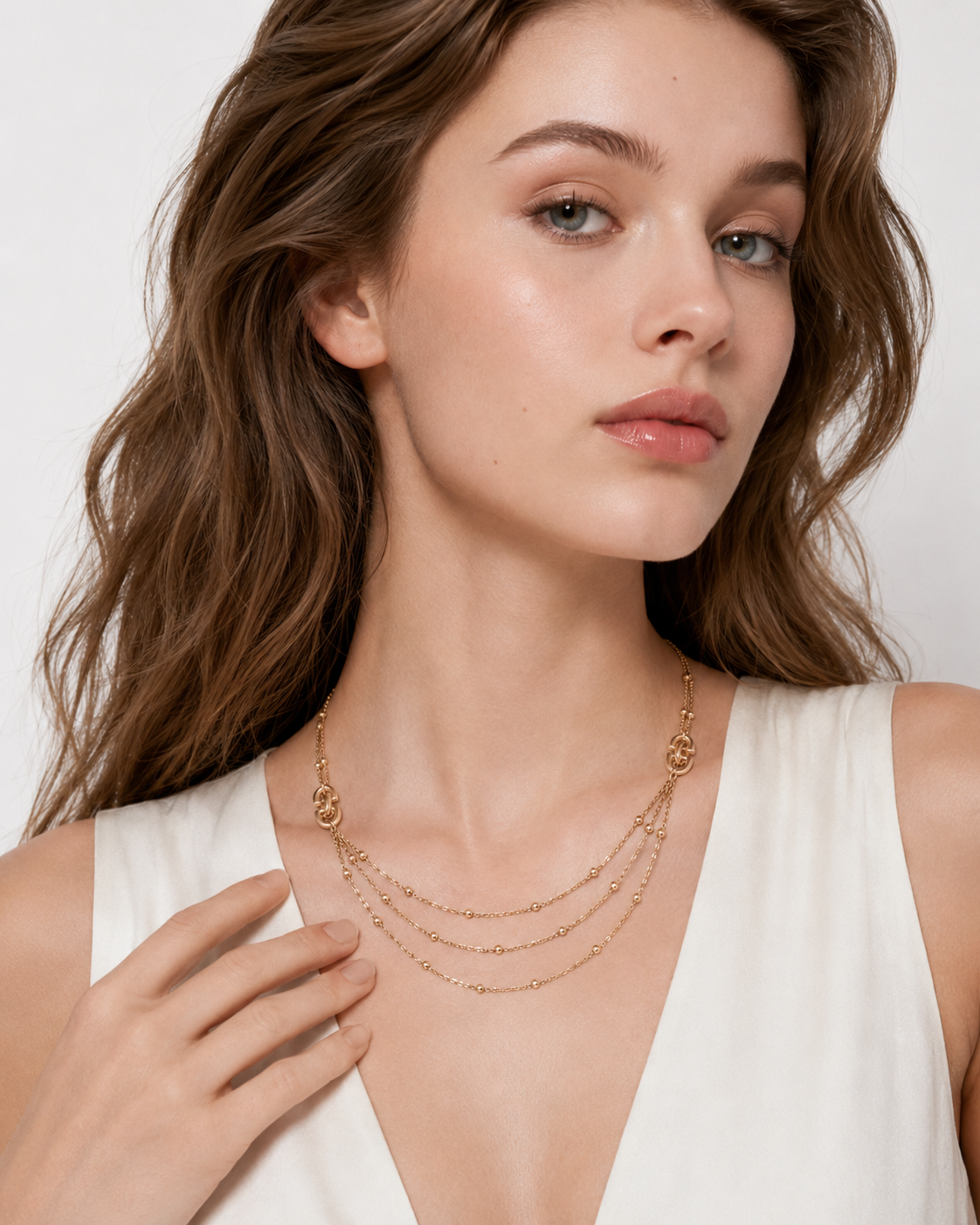 Minimal Layered Necklace