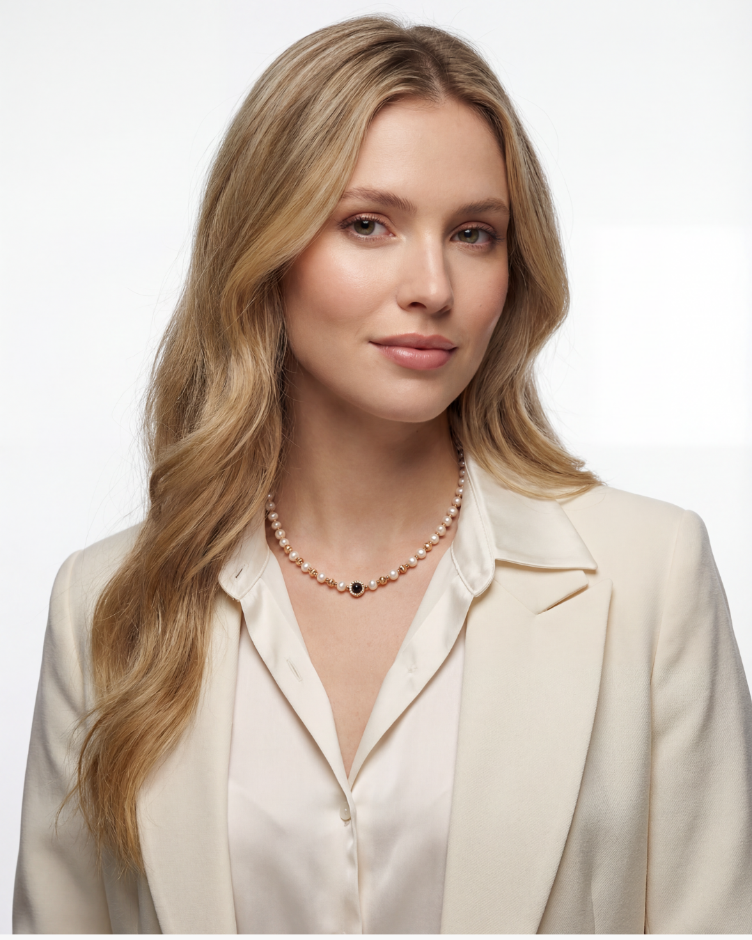 Clarity - Tiger Eye & Pearl Beaded Necklace