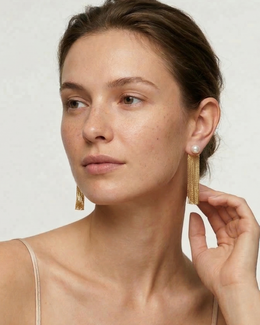 Pearl Tassel Earrings