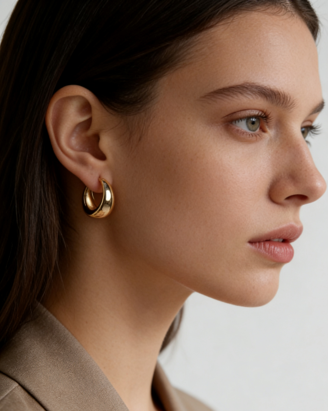 Modern Minimal Hoop Earrings