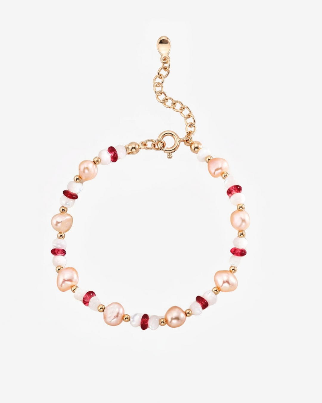 Harmony - Vibrant Multi-Stone Natural Pearl Bracelet