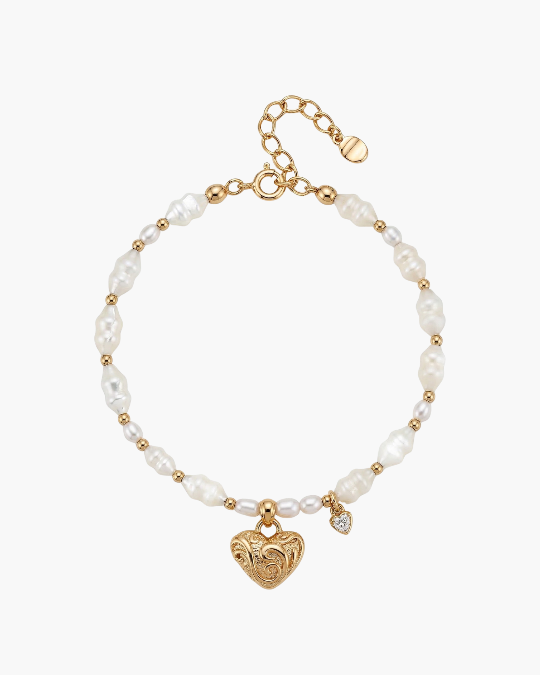 Harmony - Heart Filigree Bracelet